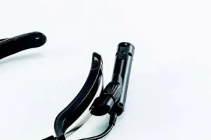 ウェアブルカメラのボタンの画像